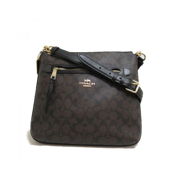 Coach Bags Coach Signature Canvas Mae File Crossbody Bag Poshmark